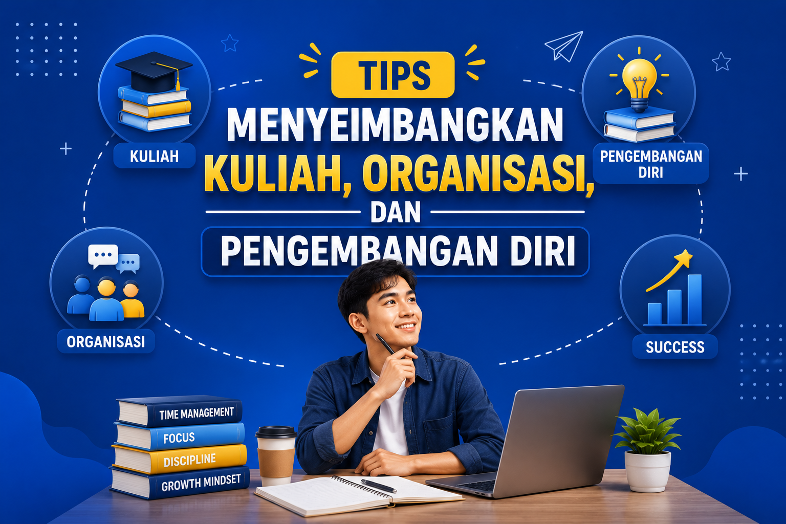 Tips Menyeimbangkan Kuliah, Organisasi, dan Pengembangan Diri