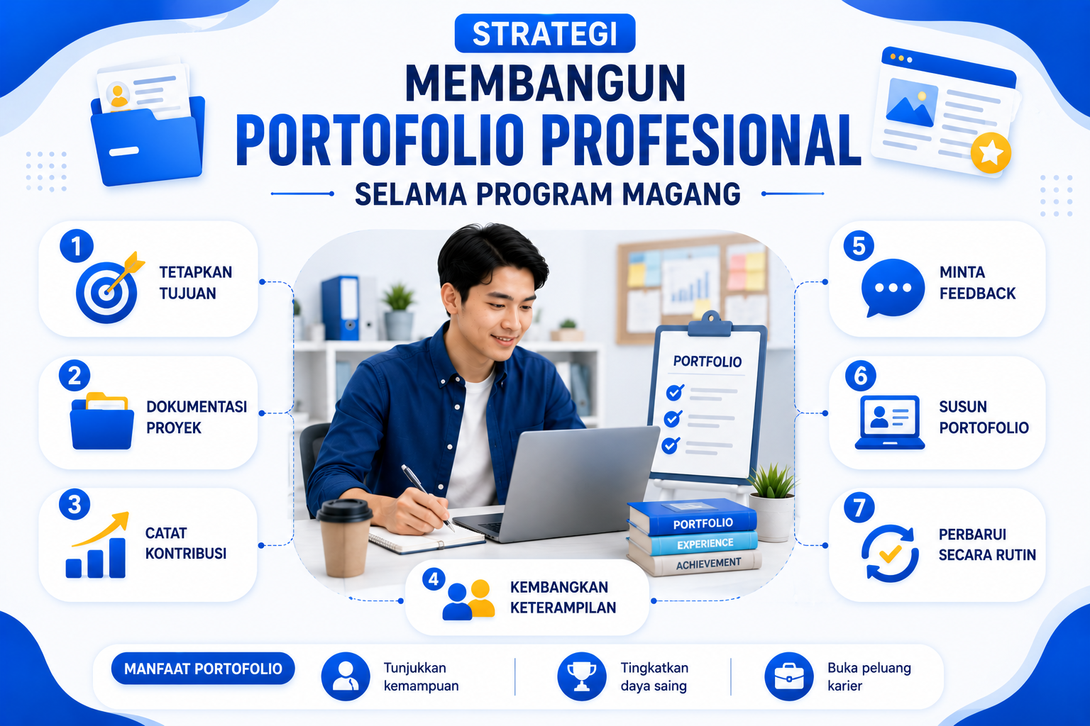 Strategi Membangun Portofolio Profesional Selama Program Magang