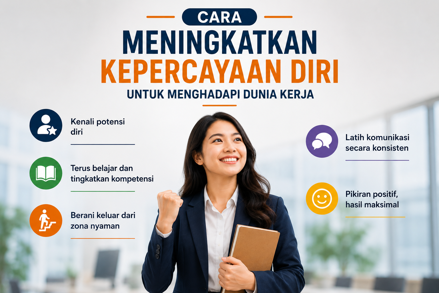 Cara Meningkatkan Kepercayaan Diri untuk Menghadapi Dunia Kerja